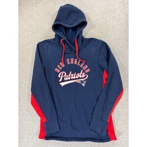 New England Patriots Fanatics Sideline Hoodie‎ Sweatshirt (Women's Large) Blue